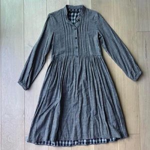Christy Dawn Dress XS/S Blue Gingham Buffalo Check